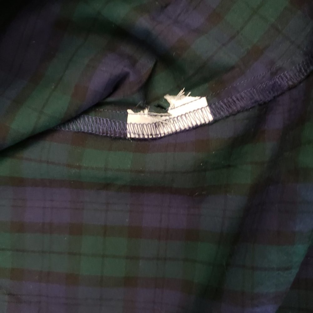 Blue Button Down Pendleton Womens Shirt Blouse Pl… - image 4